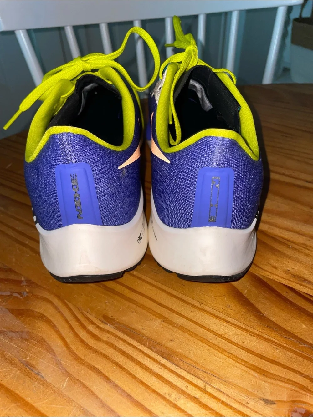 Nike Air Zoom Pegasus 37 Mens A.I.R. by Chaz Bundick Sz US 12 Violet/Cactus